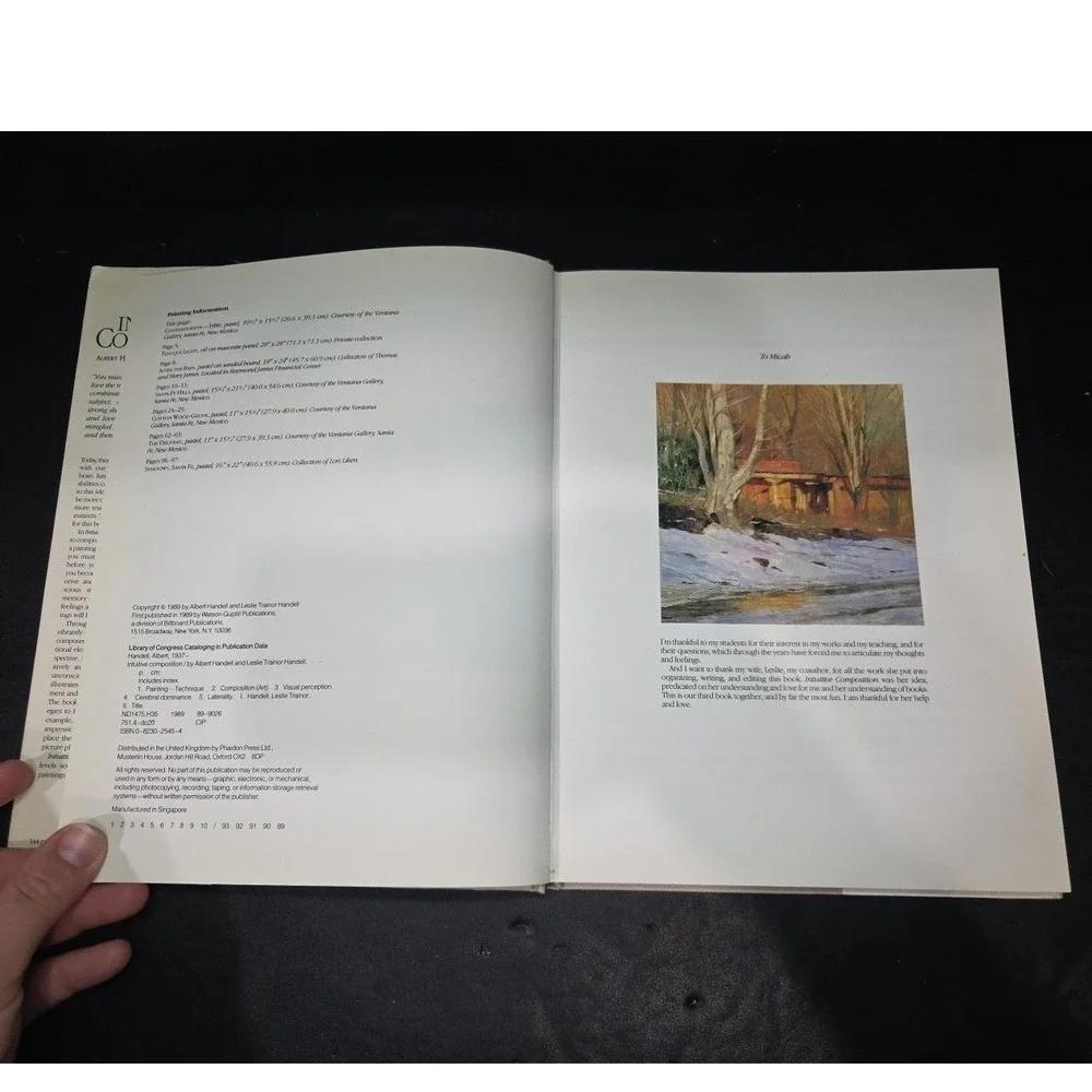 Intuitive Composition Albert Handell Leslie Trainor Handell Art Instruction Book